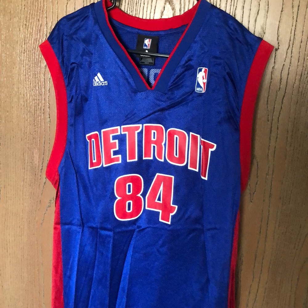 Authentic Detroit Pistons #84 Chris Webber jersey